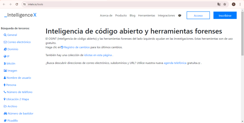 Intelx: La Herramienta Esencial para la Recopilación de Datos