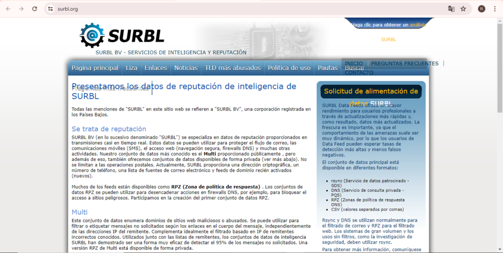 SURBL: La Herramienta Esencial para Combatir el Spam y el Phishing