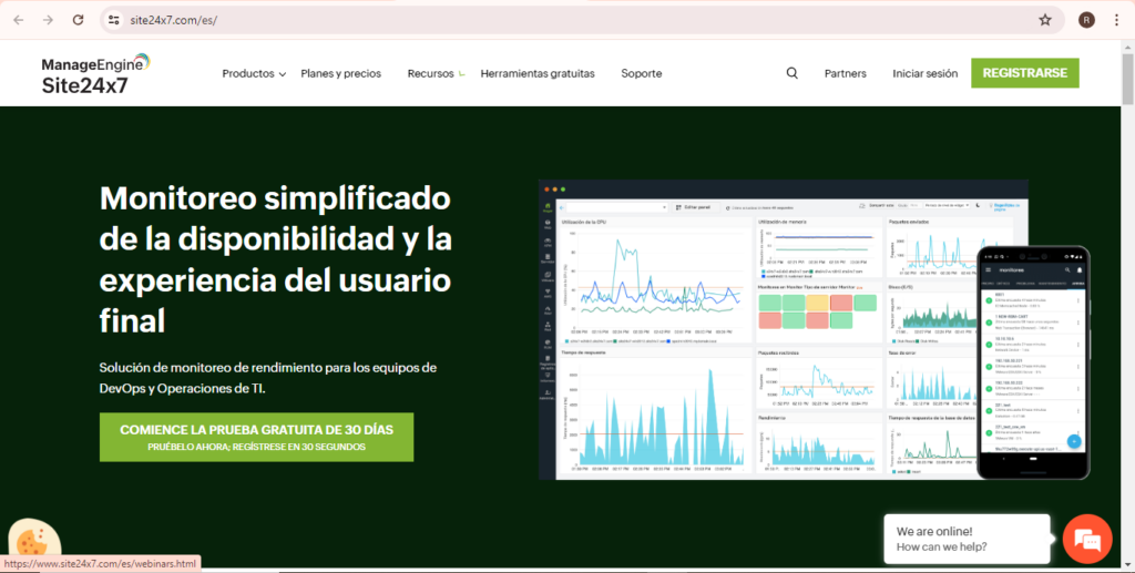 Optimiza tu Sitio Web con Site24x7 Monitoreo Integral y Eficiente