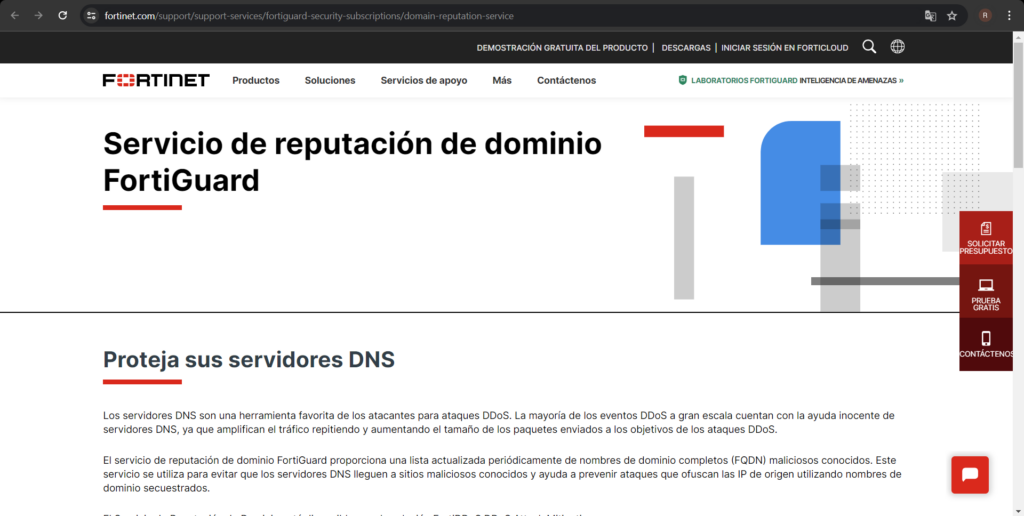FortiGuard Reputation Service: Protección Cibernética Avanzada para tu Organización
