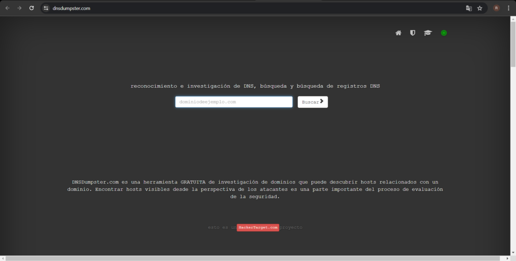 DNS Dumpster: Revelando la Historia Oculta de los Dominios.