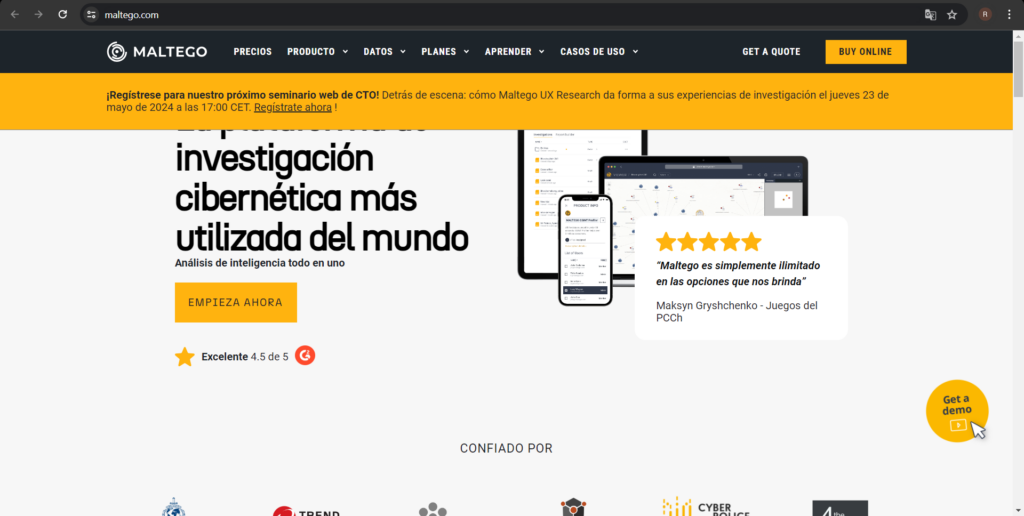 Maltego: El Poder de la Inteligencia de Amenazas en tus Manos