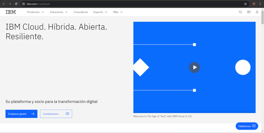 IBM Cloud: La Plataforma Integral para Soluciones Empresariales Innovadoras