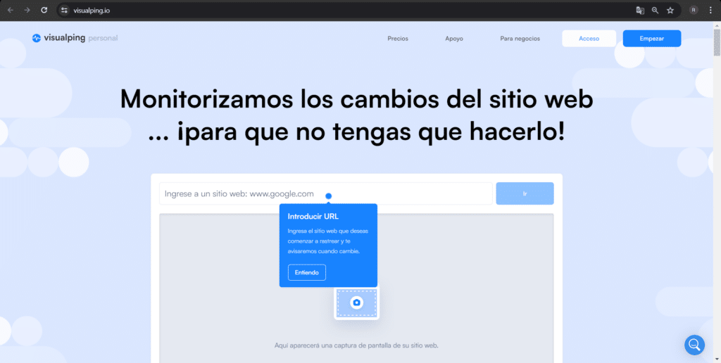 VisualPing: Protegiendo tu Presencia en Línea con Alertas en Tiempo Real