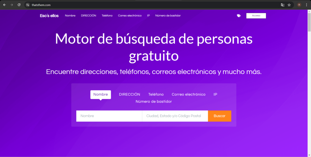 Thatsthem: La Herramienta Esencial para Investigar y Verificar Identidades en Línea